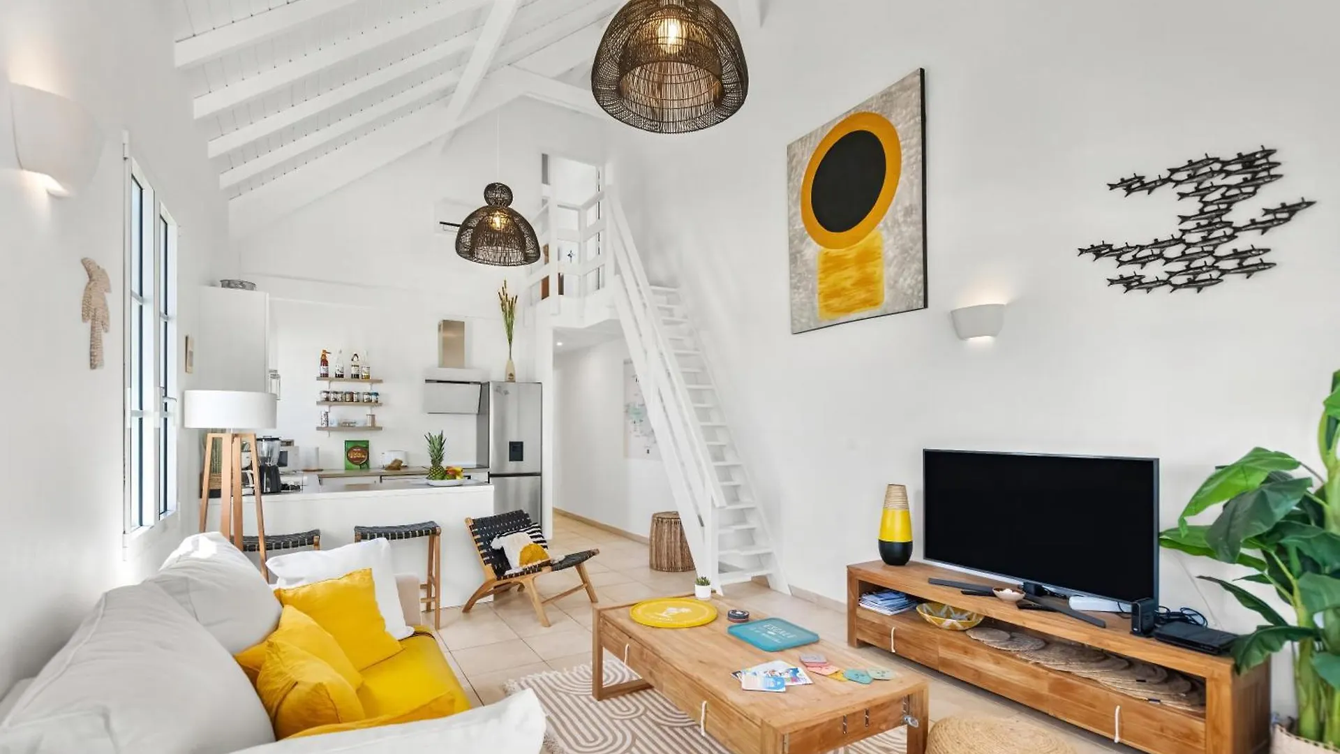 Apartament Sur La Plage De La Baie Orientale - Bel Appartement Vue Mer 6A7P