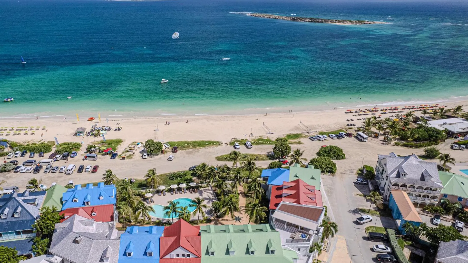 Apartment Sur La Plage De La Baie Orientale - Bel Appartement Vue Mer 6A7P