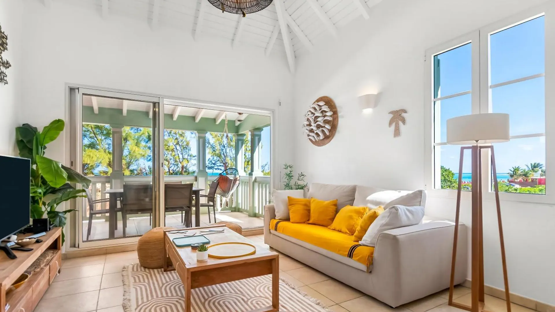 Sur La Plage De La Baie Orientale - Bel Appartement Vue Mer 6A7P 0*, Orient Bay