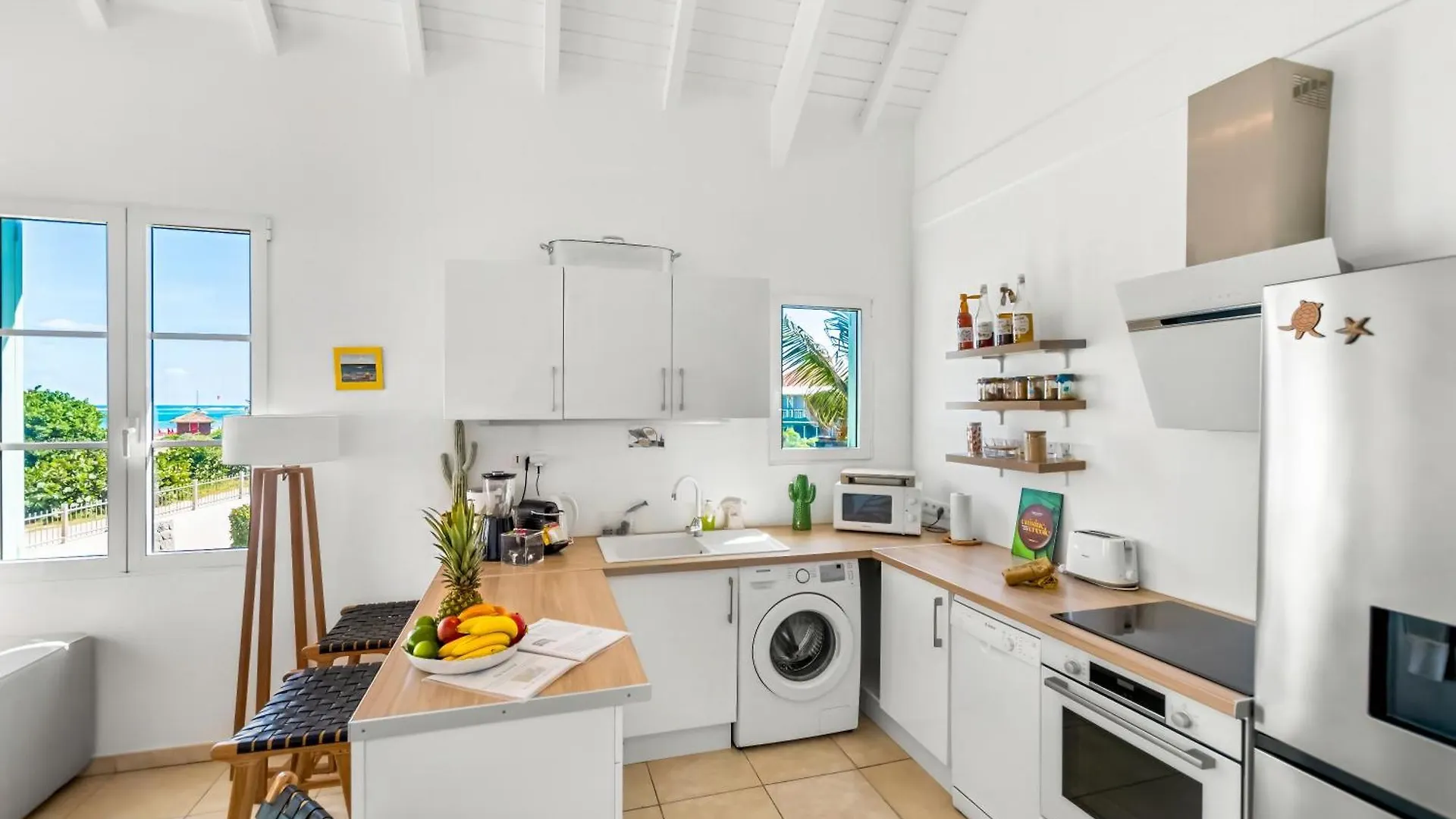 Sur La Plage De La Baie Orientale - Bel Appartement Vue Mer 6A7P Sint Maarten/Saint Martin